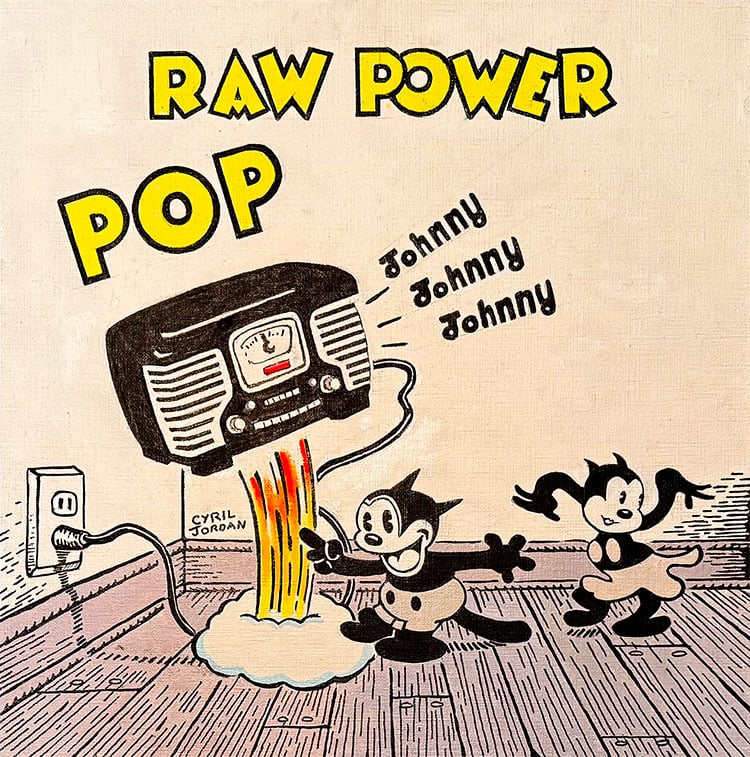 Johnny! Raw Power Pop album cover art